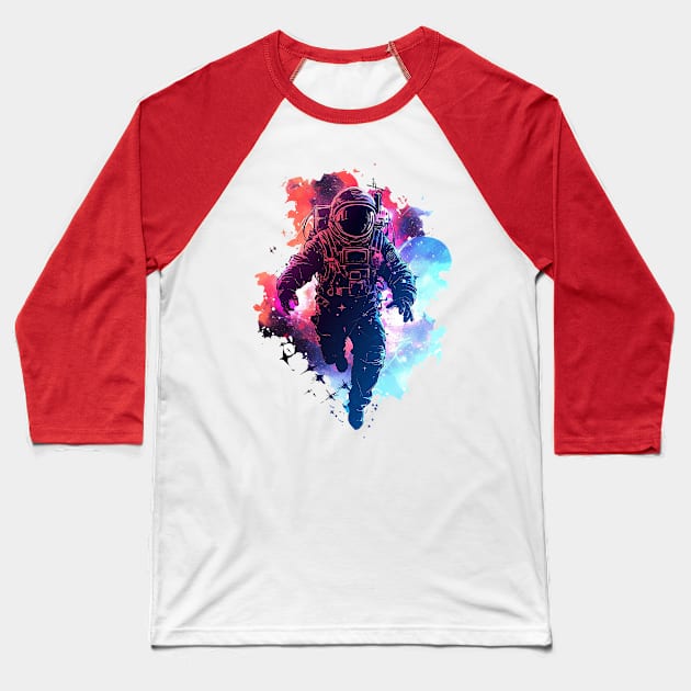 spaceman Baseball T-Shirt by piratesnow